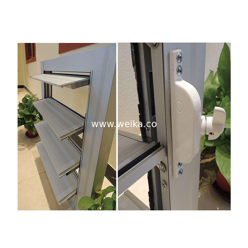 angepasst Louver Fenster Aluminium Farbläser Fenster mit Griff