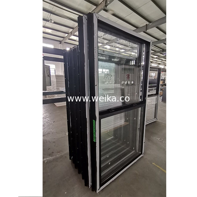 Kundenspezifische Größe UPVC Low-E Glas Vinyl-Kippfenster mit langlebiger Leistung