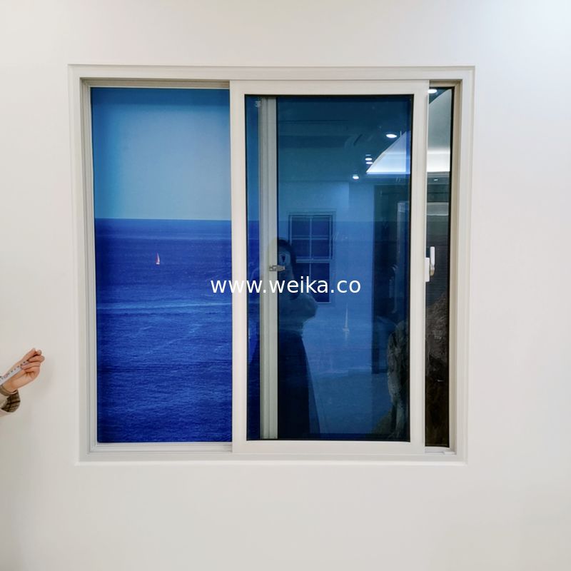 Einfach gleitendes Profil UPVC-Cottage-Fenster mit Doppelverglasung für Balkon