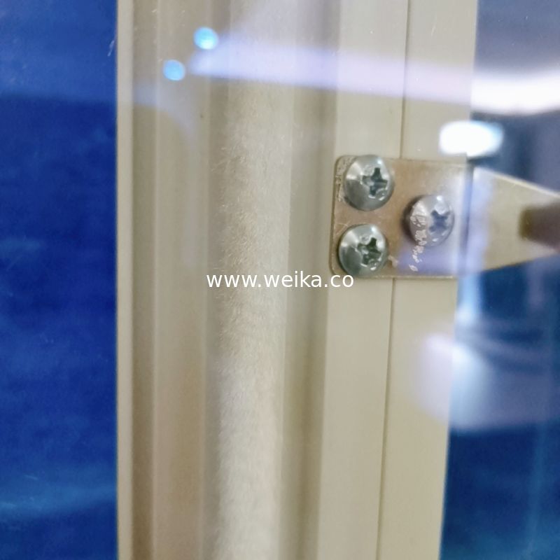 Einfach gleitendes Profil UPVC-Cottage-Fenster mit Doppelverglasung für Balkon