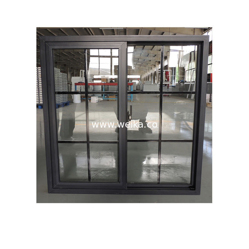 Einfache und transparente Design Vinyl-Slide-Fenster Amerikanische UPVC-Sliding-Fenster für Ihre