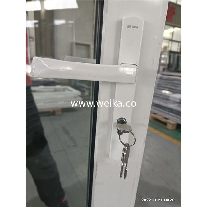 WEIKA New Style China Fabrik Doppelverglasung Moderne Fenster Thermal Break Aluminium Schwing Aluminium Tür