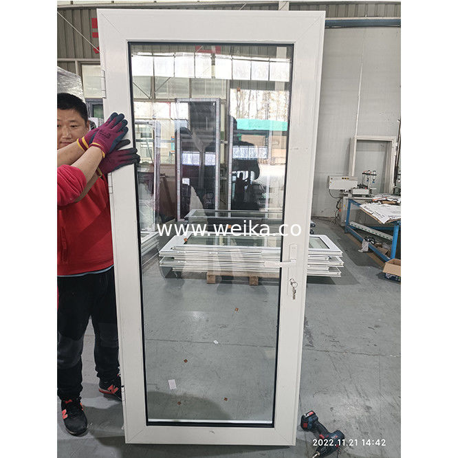 WEIKA New Style China Fabrik Doppelverglasung Moderne Fenster Thermal Break Aluminium Schwing Aluminium Tür