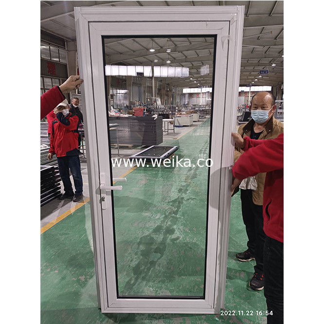 WEIKA New Style China Fabrik Doppelverglasung Moderne Fenster Thermal Break Aluminium Schwing Aluminium Tür