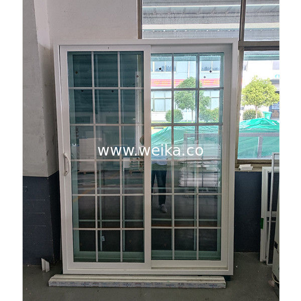 China Fabrik Direktverkauf Upvc doppelte Schiebetür wählen Sie Farben