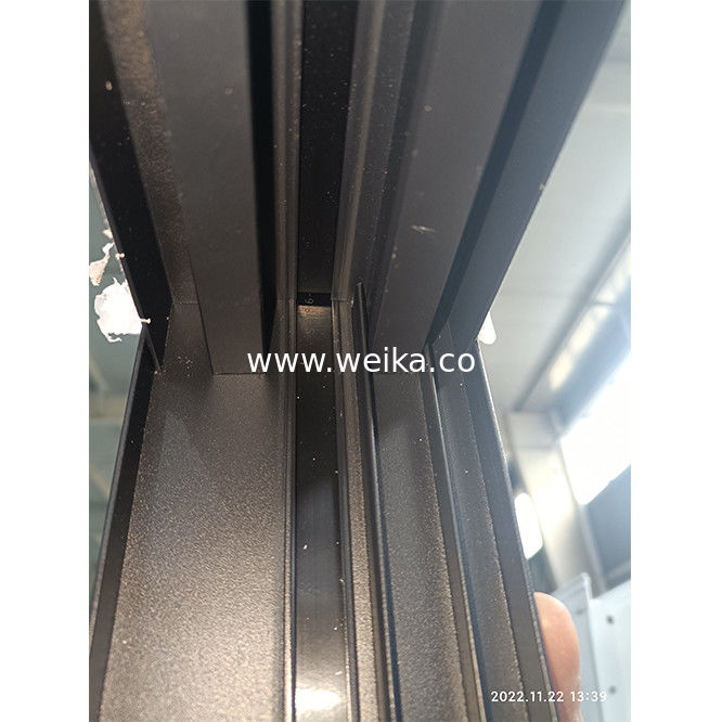 Doppelglas-Aluminium-Schiebefenster und -Tür 60 X 24 mit Glasfasernetz