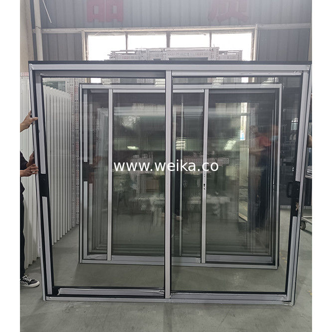 Doppelglas-Aluminium-Schiebefenster und -Tür 60 X 24 mit Glasfasernetz