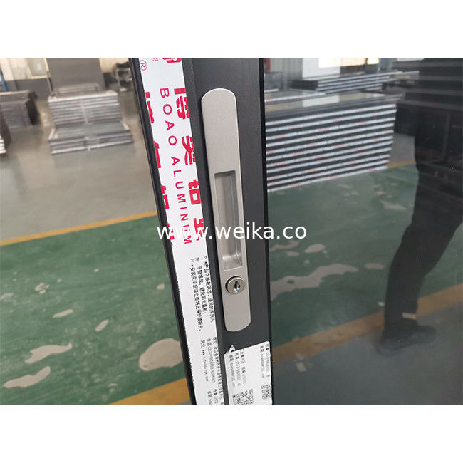 Gehärtetes Glas Moderne Schiebetüren Aluminium Grill Schiebetüren Fenster und Tür