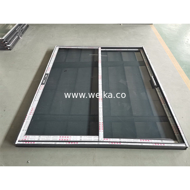 Gehärtetes Glas Moderne Schiebetüren Aluminium Grill Schiebetüren Fenster und Tür