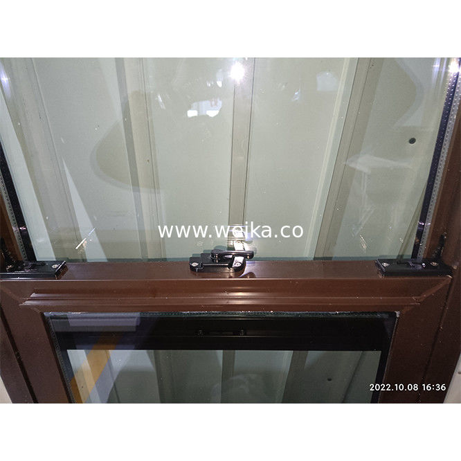 Halbmondschloss-Oberfläche Festschacht Einzelhangfenster UPVC-Unterplatte Low-E Glas