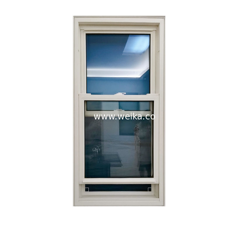 Doppelgehärtetes Glas Vinyl PVC Kunststoff UPVC Doppelgehängtes Fenster zur Energieeinsparung