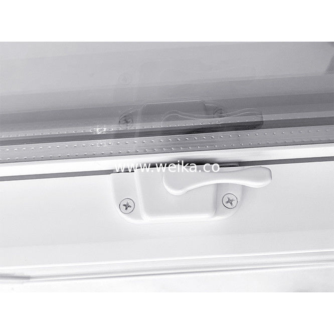 UPVC-Einfach-Hängfenster-Full-Body-Profile und winddichte Funktion mit anpassbarem ästhetischem Design