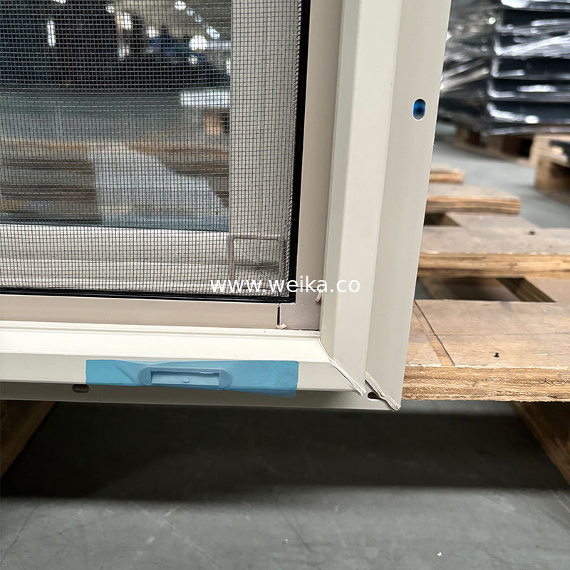 Individuelle Größe UPVC Einfachhängfenster mit PVC-Material und 1,4 mm-1,8 mm Dicke