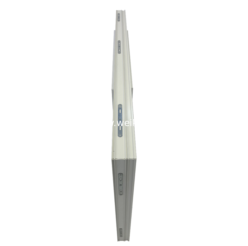 Sicherheits-Konventionelle UPVC-Schiebefenster Ultra-Glatt 80mm UPVC-Doppelschieberfenster mit Fliegengitter Fiberglas