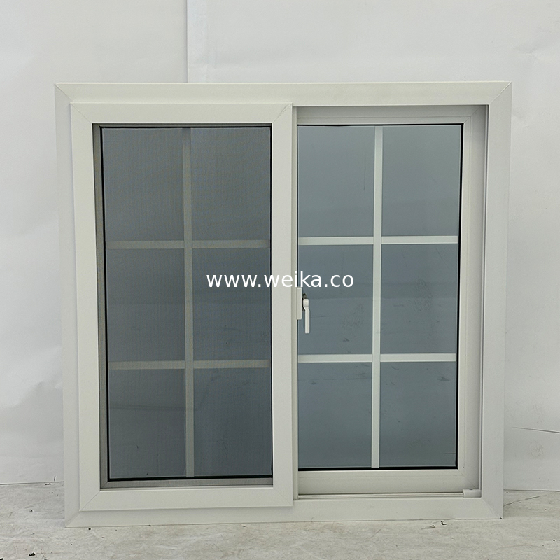 Schiebefenster aus UPVC Preis UK/US Für Lärmreduzierung Beste UPVC Doppelschiebefenster für extreme Winter