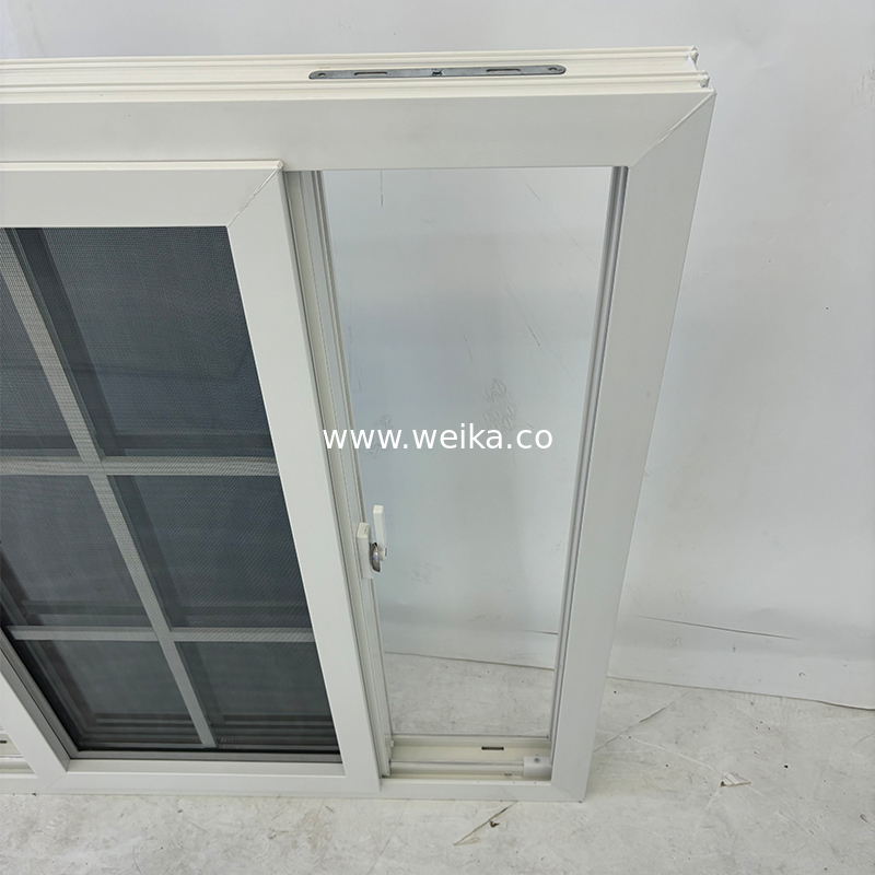 Schiebefenster aus UPVC Preis UK/US Für Lärmreduzierung Beste UPVC Doppelschiebefenster für extreme Winter