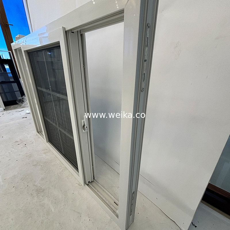 Schiebefenster aus UPVC Preis UK/US Für Lärmreduzierung Beste UPVC Doppelschiebefenster für extreme Winter