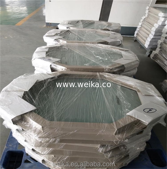 Pulverbeschichtetes UPVC-Fenster mit Einzelaufhängung für vertikale Öffnung und geringen Energieverbrauch