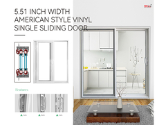 WEIKA American style vinyl patio sliding door