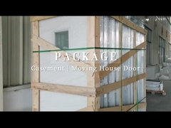 Wie werden Scharniertüren für den Versand verpackt?