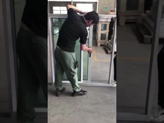 Natürliche Farbe Sash Aluminium Schiebefenster und Tür Touch Lock