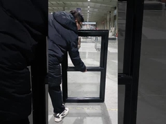 90mm Tilt Doppel-Aluminium-Wärmebrüche Hängen Fenster 36x46