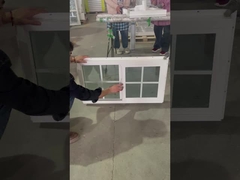 Chinesische Marken UPVC Einfachschiebefenster Energieeinsparung und Umweltschutz