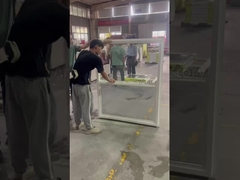 US-amerikanischer Stil Vinyl UPVC Single Hang Window Custom Size Fenster Lieferant