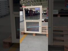 Anpassungsfähige PVC-Hängfenster Aprikosenfarbe Amerika-Stil beliebige Größe