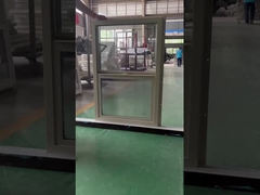 PVC-Unterplatte mit niedrigem E-Glas-Oberteil, festes Schachtel, einfach gehängtes Fenster, Halbmondschloss